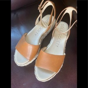 Ladies Rope Wedge Sandals